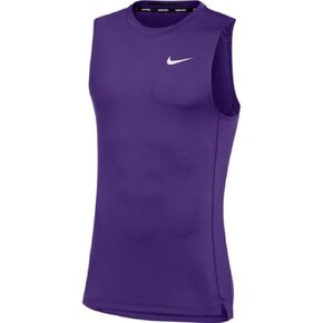 تيشيرت التدريب بدون أكمام للرجال من Nike (كبير، أرجواني)