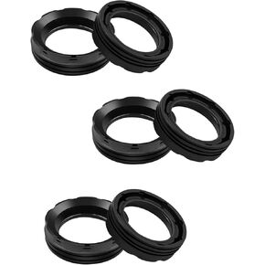 6Pcs Spark Plug Well Gasket Fit for Jeep Wrangler JK JL Gladiator JT Cherokee Grand Cherokee 3.6L 2012-2024, Spark Plug Tube Seal Replace 5184778AB
