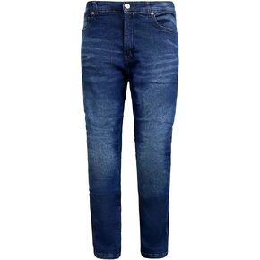 Motorcycle Jeans for Men Lined with Kevlar CE Class A - Motorcycle Pants with CE Armors