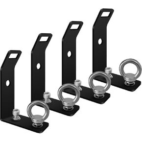 Load Stops Replacement T-Slot Truck Cross Bar,304 Stainless Steel Covered with Black Coating Roof Rack Cross Bar Accessories for Ladder Firewood Skis Snowboard Kayak Skateboard Surfboard 4Pack
