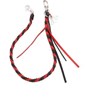 Braided Genuine leather wallet chain Biker Punk Key chains