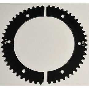 Split Sprocket 35 Pitch 53 Tooth Black