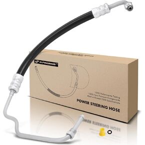 A-Premium Power Steering Pressure Hose Line Assembly Compatible with Ford Excursion 2000-2005, F-250 Super Duty 1999-2004, F-350 Super Duty 1999-2004, 5.4L, Pump To Rack/Gear