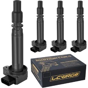 Set of 4 Ignition Coil Packs Fits for 2.4L 2.7L 2000 2001 2002 2003 2004 Toyota Tacoma L4 2.4 2.7 Coils Replacement OE# UF323 C1305 90919-0223