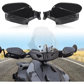 Handguards Protector Wind Deflector Compatible with Can-Am Ryker All Models Accessories Replace #219400894 Plastic Hand Guards Air Deflector Kit (Black)