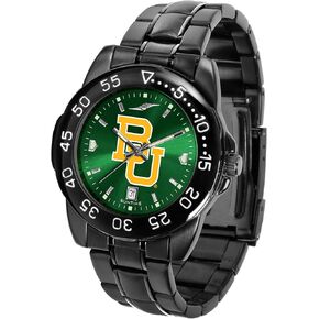 Collegiate Fantom Sport Anochrome Premium Mens Watch with Gunmetal Band (Baylor)