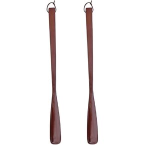 KESYOO 2pcs Wood Shoe Horn Long Handle Wear Shoe Helper Shoe Horn for Pregnant Women Kids Seniors Men