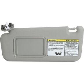 Left Driver Side Sun Visor Fit for Toyota RAV4 2006-2013 with W/Vanity Light Relace# 74320-42501-B2 74320-42500-B0 74320-42500-B3 74320-42501-B3