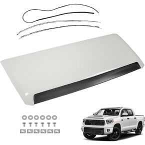 munirater White Hood Scoop Bulge Replacement for 2014-2021 Tundra 5.7L TRD Pro and TRD Sport Style 7618134900 76183-34010