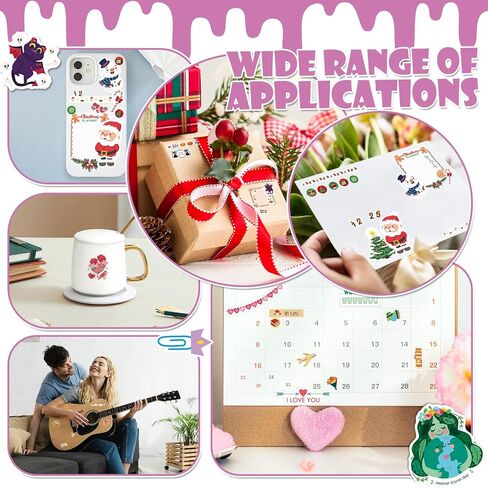24 Sheets 1700 pcs Colorful Aesthetic Planner Stickers, to-do List Stickers for Adults Planner, Journal Stickers, Planner Accessories for Women, Daily Planners Stickers (Green) in Saudi Arabia