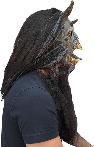 Ghoulish Productions Wendigo Scary Halloween Latex Mask Monster in Kuwait