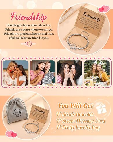Interlocking 2 Circles Bracelet for Sister Best Friends Birthday Christmas Valentines Day Gifts for Women in Saudi Arabia