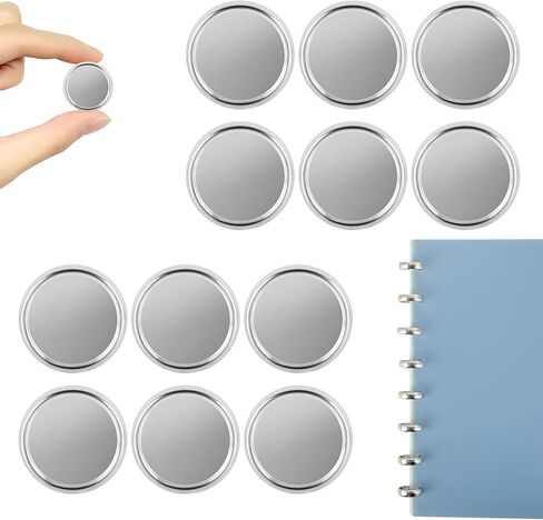 20 قطعة 3/4 بوصة قرص Discbound أقراص توسيع Discbound أقراص فضية حلقات تجليد الكتب البلاستيكية أقراص تجليد الكتب لأجهزة الكمبيوتر المحمولة وسجلات القصاصات المخططة (فضي) in Kuwait