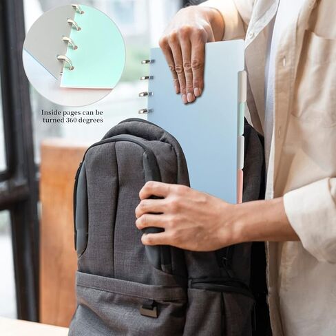 20 قطعة 3/4 بوصة قرص Discbound أقراص توسيع Discbound أقراص فضية حلقات تجليد الكتب البلاستيكية أقراص تجليد الكتب لأجهزة الكمبيوتر المحمولة وسجلات القصاصات المخططة (فضي) in Kuwait