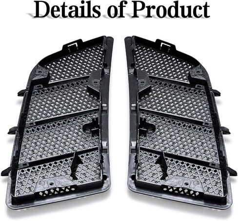 غطاء شبكة تنفيس الهواء متوافق مع مرسيدس W164 ML350 ML450 ML550 ML63 AMG GL320 GL350 GL450 GL550 Class 2008-2011 يسار يمين استبدال 1648804305 1648804405 in Kuwait