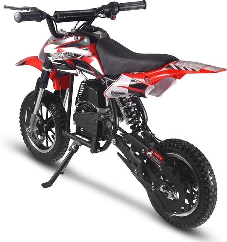 دراجة ترابية للأطفال تعمل بالغاز ثنائية الأشواط 50cc DB-01 من MotoTec باللون الأحمر in Saudi Arabia