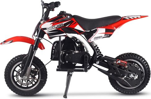 دراجة ترابية للأطفال تعمل بالغاز ثنائية الأشواط 50cc DB-01 من MotoTec باللون الأحمر in Saudi Arabia