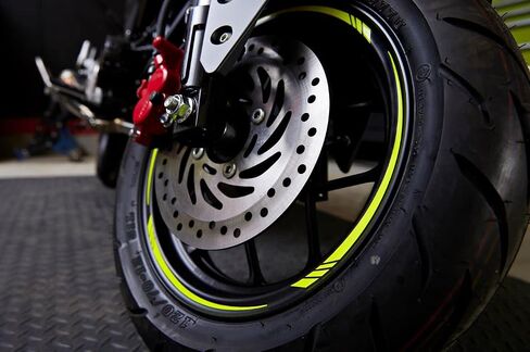 12 inch Wheel Rim sticker STD2-12 (GREEN) GROM MSX125 Z125 MONKEY125 DAX125 NSR50 NSF100 CRF XR MINIMOTO DECAL in Saudi Arabia