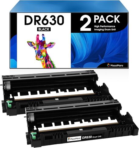 وحدة الطبل المتوافقة (وليس الحبر) بديلة لـ Brother DR630 DR 630 لتتوافق مع DCP-L2520DW DCP-L2540DW HL-L2300D HL-L2305W HL-L2320D HL-L2340DW HL-L2380DW HL-L2680W (عبوتان) in Saudi Arabia