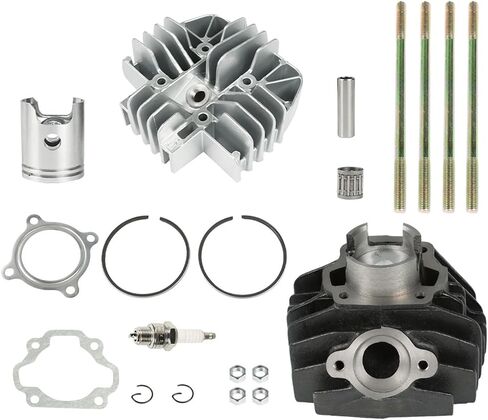 labwork Cylinder Piston Ring Top End Gasket Kit Bore 47mm Replacement for Yamaha PW80 Y-Zinger Yzinger 1983-2006 21W-11111-00-00D 1W7-11181-00-00 in Saudi Arabia