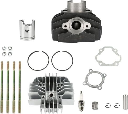 labwork Cylinder Piston Ring Top End Gasket Kit Bore 47mm Replacement for Yamaha PW80 Y-Zinger Yzinger 1983-2006 21W-11111-00-00D 1W7-11181-00-00 in Saudi Arabia
