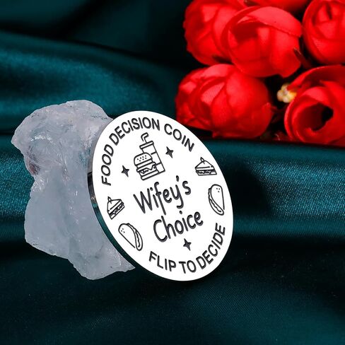 Gifts for Him Her Gifts for Boyfriend from Girlfriend Anniversary Couple Gifts for Men Women Date Night Ideas Husband Birthday Gifts from Wife Food Decision Coin Christmas Stocking Stuffer Valentines in Saudi Arabia