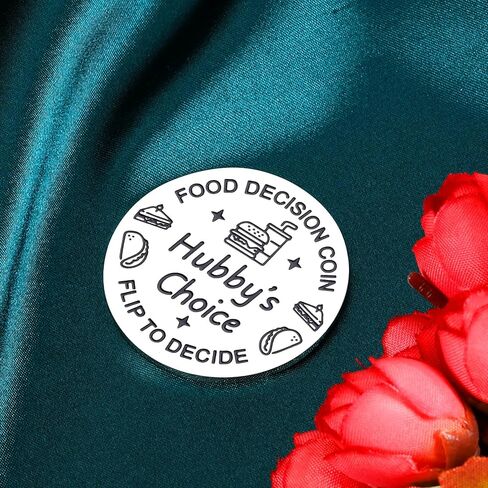 Gifts for Him Her Gifts for Boyfriend from Girlfriend Anniversary Couple Gifts for Men Women Date Night Ideas Husband Birthday Gifts from Wife Food Decision Coin Christmas Stocking Stuffer Valentines in Saudi Arabia