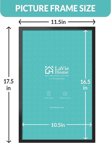 إطار صورة LaVie Home مقاس 11 × 17 لعرض الحائط، وإطار صورة أسود مقاس 11 × 17 مع زجاج شبكي عالي الدقة، وإطار ملصق مقاس 11 × 17 حزمة واحدة، وإطار عرض للمجموعة الرأسية أو الأفقية الكلاسيكية in Saudi Arabia
