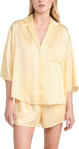 مجموعة سراويل Lunya النسائية القصيرة المريحة المصنوعة من الحرير والقابلة للغسل in Kuwait