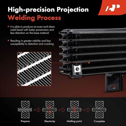 A-Premium Transmission Oil Cooler Compatible with Toyota Highlander 2014 2015 2016 3.5L, Automatic Transmission in Saudi Arabia