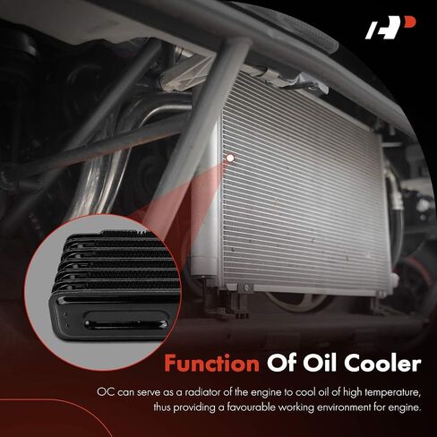 A-Premium Transmission Oil Cooler Compatible with Toyota Highlander 2014 2015 2016 3.5L, Automatic Transmission in Saudi Arabia