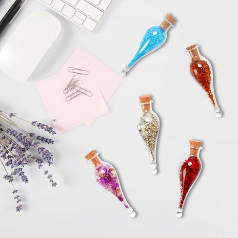 10 قطع من الزجاجات الصغيرة على شكل دمعة مع سدادات من الفلين، زجاجة صغيرة متمنية، زجاجات جرعة، برطمانات صغيرة للحرف الفنية، مشاريع DIY لتزيين حفلات الزفاف in Kuwait