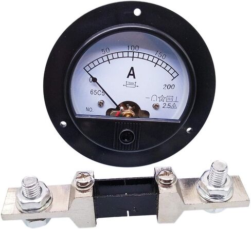 DC 0~200A Analog AMP Current Pointer Needle Panel Meter Ammeter and Shunt in Saudi Arabia