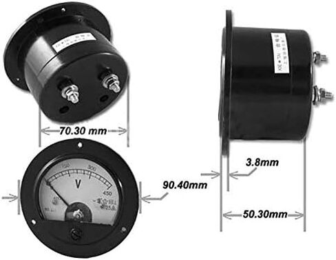 DC 0~200A Analog AMP Current Pointer Needle Panel Meter Ammeter and Shunt in Saudi Arabia