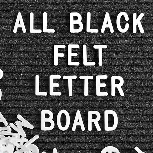 Board Letters Characters Letter Set for Changeable Felt Letter Board Letters, Including Numbers, Symbols for Sign Message Board White Plastic 3 Sets/510Pcs (white) in Saudi Arabia