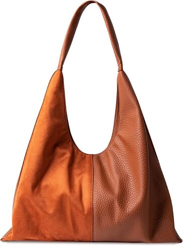 Viva Terry Large Slouchy Bag Oversized Slouchy Bags for Women Hobo Handbags with Soft Suede and Vegan Leather in Saudi Arabia