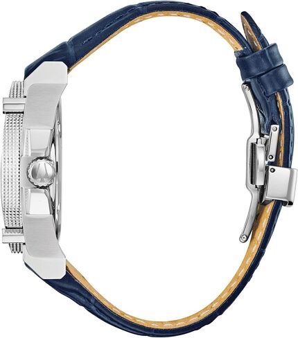 Bulova Men's Icon High Precisionist Quartz Chronograph Diamond Watch, 100m Water Resistant, Continous Sweeping Secondhand in Saudi Arabia