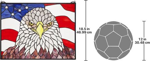 Design Toscano Dove of Peace Tiffany-Style Stained Glass Window 14 Inch in Saudi Arabia