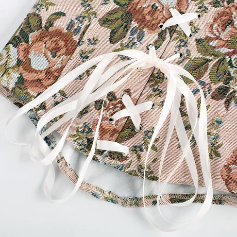 Scarlet Darkness Renaissance Corset for Women Vintage Floral Underbust Corset Bustier Top in Saudi Arabia