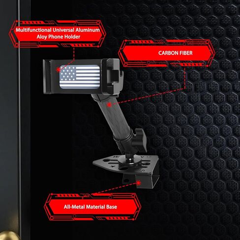 2023 Wrangler JL Gladiator Dash Phone Mount حامل هاتف لـ 2018-2023 J eep Wrangler JL (NOT 4xe) & 2020-2023 Gladiator Metal Dash Platform Phone Mount 2023 Wrangler حامل الهاتف الخلوي - جانب السائق in Kuwait