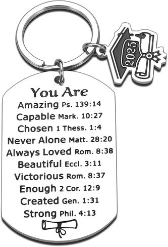 Class of 2025 Senior 2025 Graduation Gifts for Him Her College High School Inspirational Religious Gifts for Teenagers Daughter Son Students Christian 2025 Graduation Stuff Nurse PhD Master Grad Gifts in Saudi Arabia