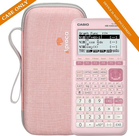 Aproca Pink Hard Storage Portable Case, for Casio fx-9750GIII, Standard Graphing Calculator in Saudi Arabia