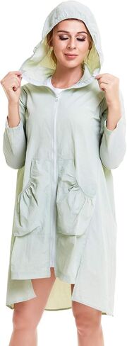 Women Sun Protection Clothing Long Sleeve Shirt Sun Hoodie Summer Lightweight Jacket in Saudi Arabia