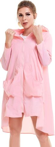 Women Sun Protection Clothing Long Sleeve Shirt Sun Hoodie Summer Lightweight Jacket in Saudi Arabia