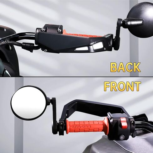 Handguards Protector Wind Deflector Compatible with Can-Am Ryker All Models Accessories Replace #219400894 Plastic Hand Guards Air Deflector Kit (Black) in Saudi Arabia