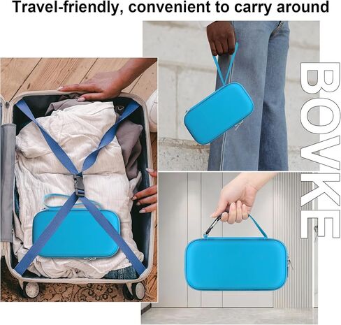 BOVKE Calculator Case for Texas Instruments TI-Nspire CX II CAS/CX II/CX CAS/CX Color Graphing Calculator and More - Extra Mesh Pocket for USB Cables and Other Accessories, Black in Kuwait