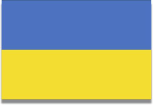 Magnet Me Up: Ukraine Ukrainian Flag Car Magnet Decal - 4x6 Inches, Heavy-Duty Automotive Magnet for Car, Truck, SUV - Show Your Ukrainian Pride with This Vibrant Auto Magnet in Saudi Arabia