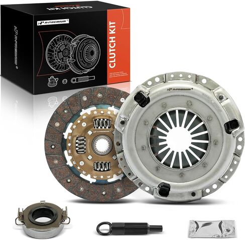 A-Premium Transmission Clutch Kit Set Compatible with Toyota Corolla 1984-1987/1989-1991, MR2 1985-1985, Paseo 1992-1999, Tercel 1991-1999 & Chevrolet Nova 1985-1988 & Geo Prizm 1989-1991 in Saudi Arabia