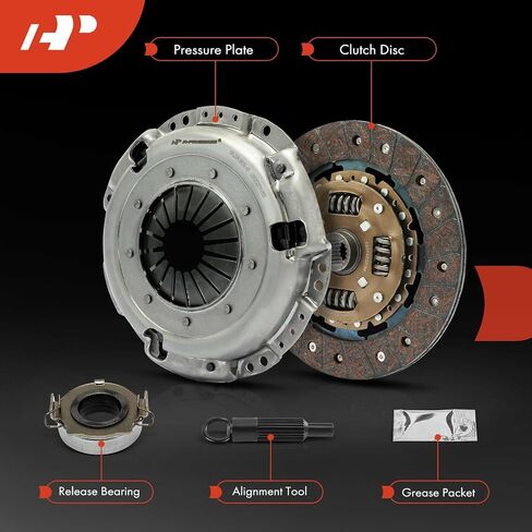 A-Premium Transmission Clutch Kit Set Compatible with Toyota Corolla 1984-1987/1989-1991, MR2 1985-1985, Paseo 1992-1999, Tercel 1991-1999 & Chevrolet Nova 1985-1988 & Geo Prizm 1989-1991 in Saudi Arabia