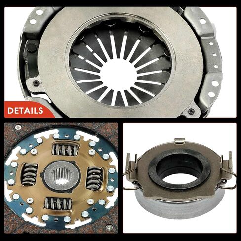 A-Premium Transmission Clutch Kit Set Compatible with Toyota Corolla 1984-1987/1989-1991, MR2 1985-1985, Paseo 1992-1999, Tercel 1991-1999 & Chevrolet Nova 1985-1988 & Geo Prizm 1989-1991 in Saudi Arabia